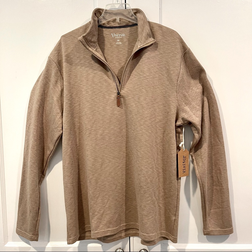 Visitor Premium Long Sleeve Quarter Zip Knit